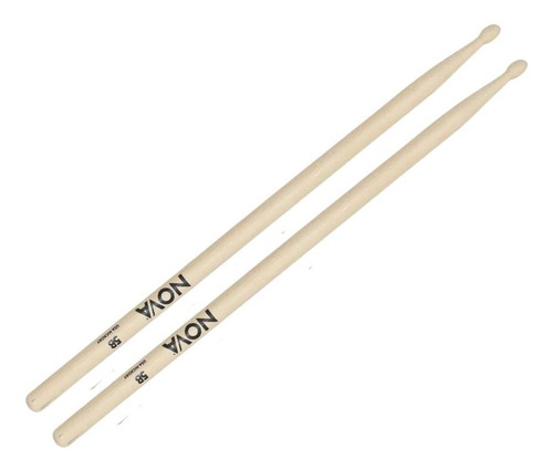 Baqueta 5b Nova By Vic Firth Ponta De Madeira Hickory