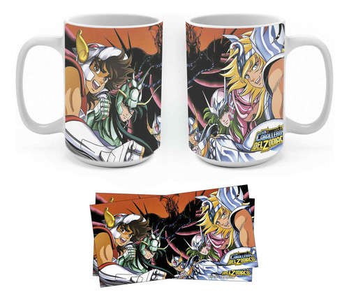 Taza Grande 450ml Zodiaco 2 Alta Calidad Mate