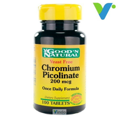 Chromium Picolinate 200 Mcg 100tab Good N Natural Picolinato