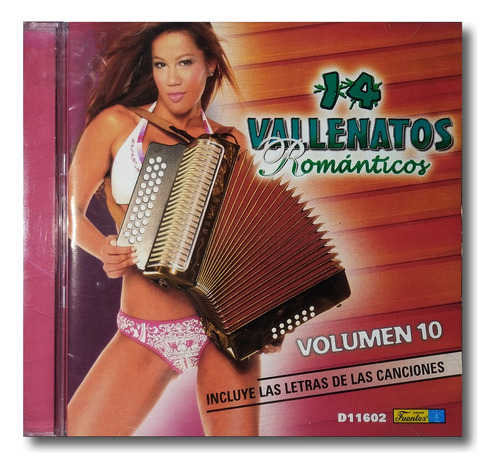 14 Vallenatos Romanticos Vol. 10 - Cd