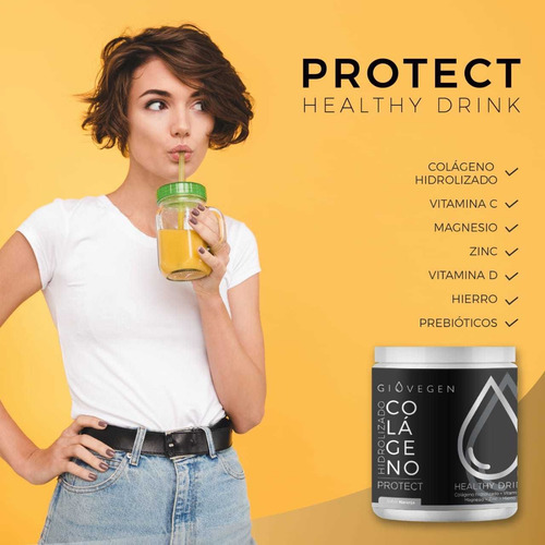 Imagen 7 de 10 de Giovegen Protect - Colágeno Hidrolizado Bebible