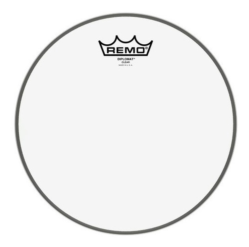 Parche Remo Usa Bateria Tom 10 Diplomat Transparente Clear