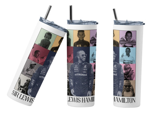 Termo Botella Térmica F1 Auto Sir Lewis Hamilton Formula 1