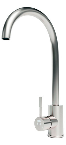 Grifo Monomando Para Cocina Tecnolam Tec127ss Acero Inox