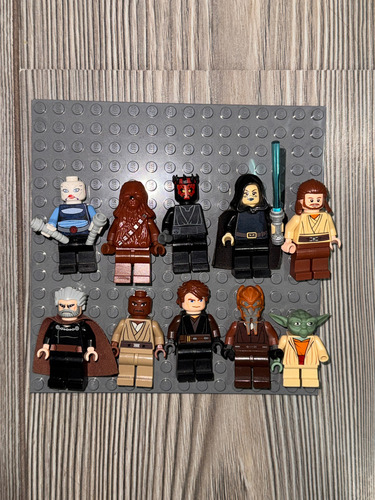 Lego Star Wars Lote Minifiguras Dooku, Windu, Ventress, Etc 35 Jedi (Usado)