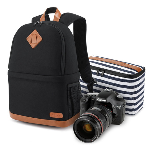 Professional Canva Estuche Para Camara Slr Dslr Mochila