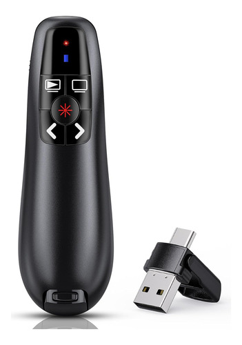 Clicker De Presentaciones De Powerpoint Con Usb Tipo C 2 En