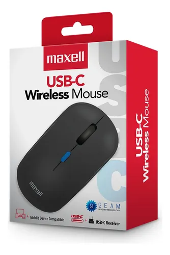 Mouse Inalámbrico Maxell Usb-c 800/1600 Dpi