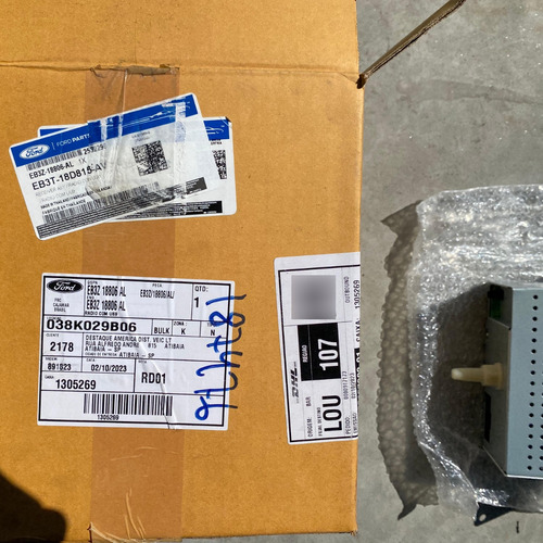 Rádio Usb Bluetooth Stereo Ranger 2018/19 Peça Original Ford