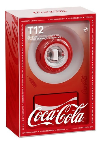 Audífonos Bluetooth Con Diseño De Dona Coca-cola