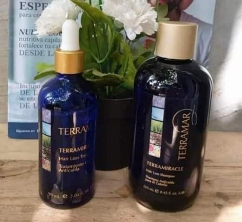 Set Anti Caída Shampoo Y Tratamiento Terramar + Gel
