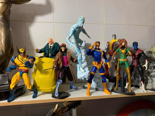Homem De Gelo Xmen Marvel Icons Iceman Custom 30cm Leia Anún (Recondicionado)