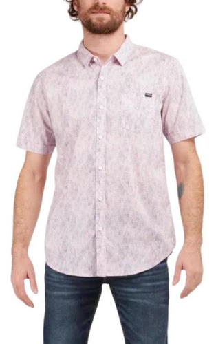 Camisa Oneill Algodón Hombre Rosado Claro.