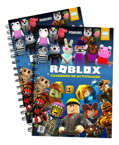 Cuaderno De Actividades Roblox + Piggy Roblox Colorear Jugar