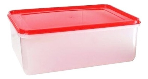 Contenedor De Comidas Recipiente 4 Lts Hermético Freezer-