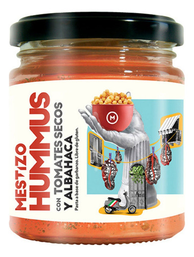 Combo Degustacion Dips Hummus Mestizo Los 6 Sabores X175grs