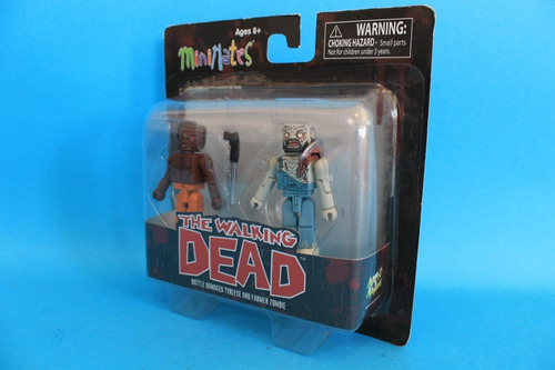 Battle Damaged Tyreese & Farmer Zombie Minimates (Usado)