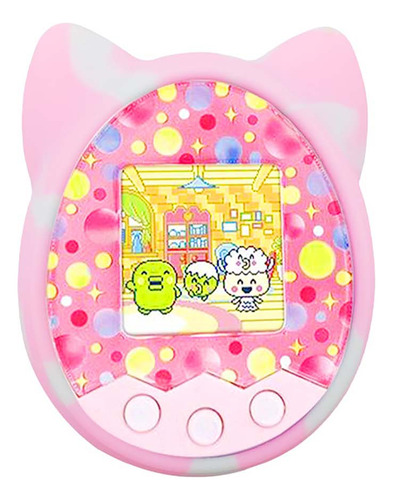 Funda De Silicona Para Máquina De Juego Tamagotchi Con Dibuj