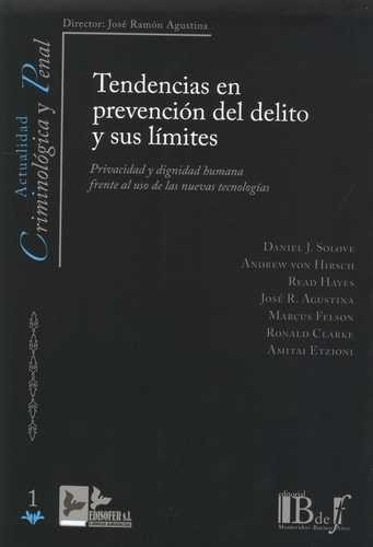 Libro Tendencias En Prevención Del Delito Y Sus Límites