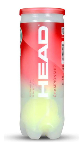 Pelotas De Tenis Head® Championship Tubo X 3 Balls