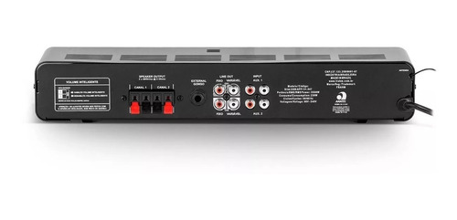 Amplificador Receiver Frahm Slim 2500 App G2 Usb Bluetooth