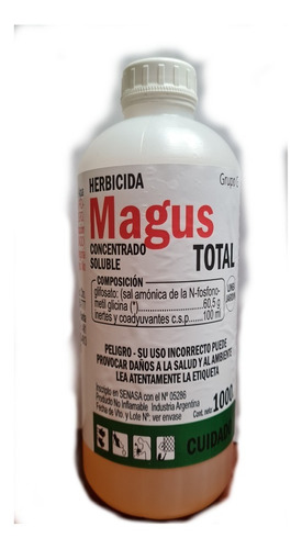 Herbicida Total Magus X 1 Lt Al 60,5 %