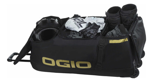 Maleta Ogio Dozer Gearbag Motocross Deportiva Equipo Moto Color Negro Lisa