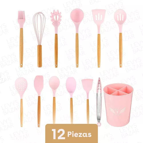 KIT DE UTENSILIOS DE SILICONA PARA COCINA