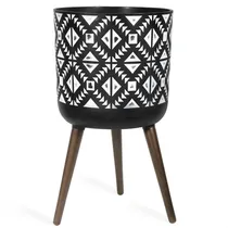 Comprar D'vine Dev Maceta De 14 Pulgadas Con Soporte, Maceta Alta De