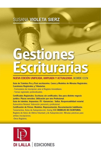 Gestiones Escriturarias - Sierz | Envío gratis