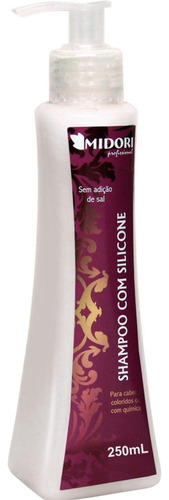 Shampoo Com Silicone Para Cabelos Com Quimica 250ml Midori