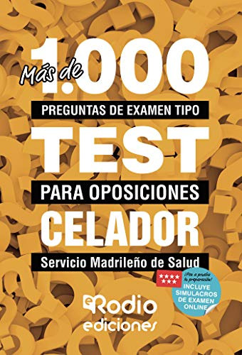 Mas De 1.000 Preguntas De Examen Tipo Test Para Oposiciones: