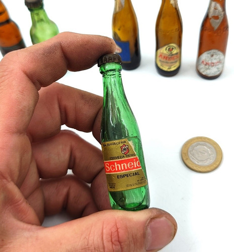 Botellitas Botellas Antiguas Cervezas Miniatura - Bar (Usado)