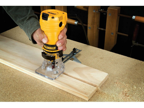 Combo Router 1-3/4 Hp Y Recortadora Enchapados 500w Dewalt