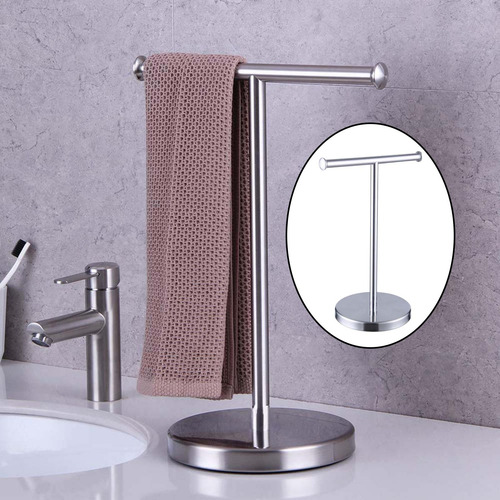 Soporte De Toalla En Forma De T De Acero Inoxidable B