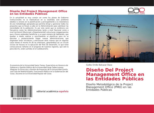 Libro: Diseño Del Oficina De Gestión De Proyectos En Las Ent