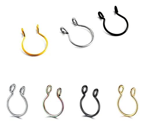 Piercing Septum Falso Sin Perforación Clip Joyería Unisex