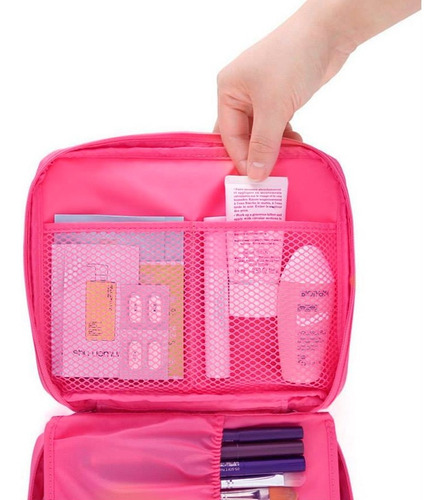Imagen 2 de 4 de Neceser Bolso Porta Cosmeticos Maquillaje Organizador Viaje