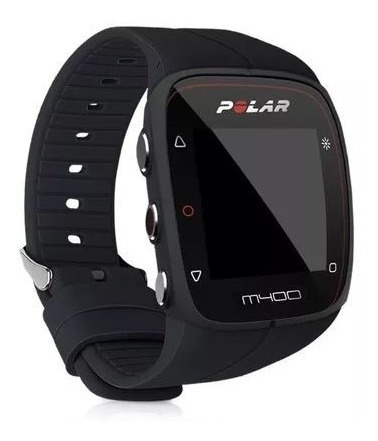 Imagen 2 de 4 de Malla Correa Para Polar M400 / M430 Silicona Negra