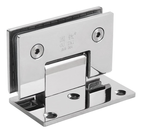 Bisagra Puerta Vidrio Baño Acero Inoxidable 304 Montaje Clip