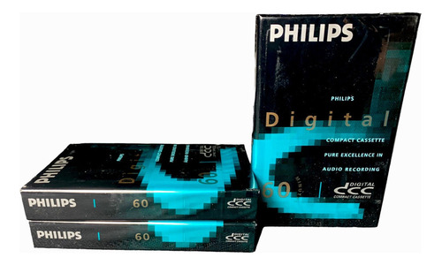 Caja De Digital Compact Cassette Philips - Dcc 60 - 20uni