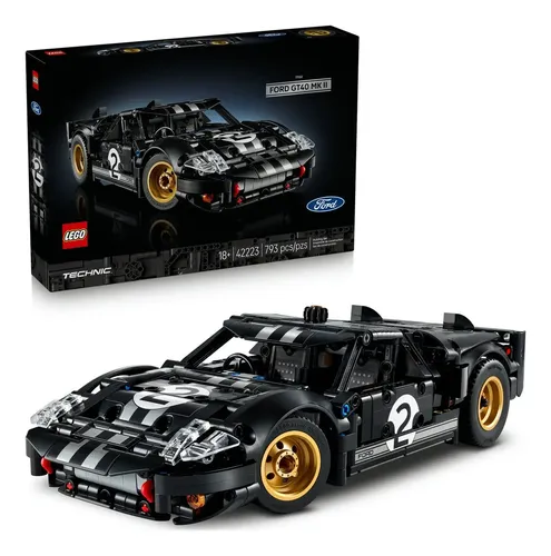 Carro de corrida LEGO Technic 1966 Ford Gt40 MkII 42223