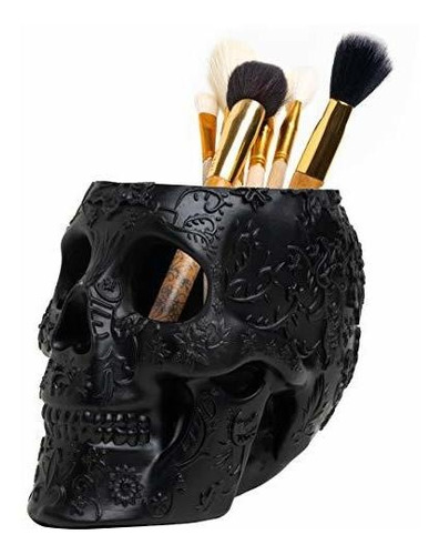 Pincel De Maquillaje De Calavera Extra Grande, Resina Fuerte