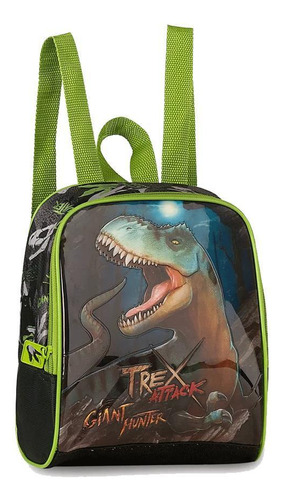 Lancheira Escolar Termica Dinossauro T Rex Verde Clio