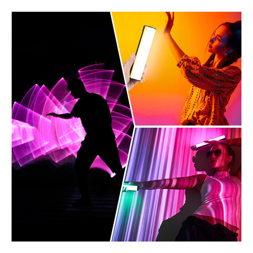 / Lámpara De Fotografía Rgb 21 Tubo De Luz Magnética