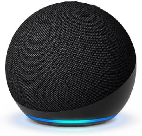 Amazon Echo Dot Echo Dot 4th Gen con asistente virtual Alexa carbón 110/220V