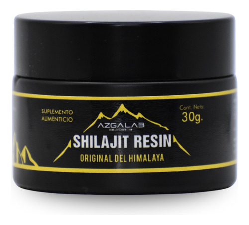 Shilajit Resina Original Del Himalaya 30 G Azga Lab