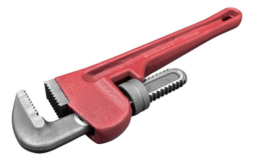 Llave Para Tubo Stillson de 18" Fabricada en Hierro de uso profesional Color rojo Modelo KN 7118 Knova