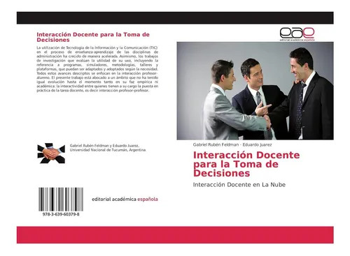 comprar Libro: Interacción Docente Para La Toma De Decisiones: En La