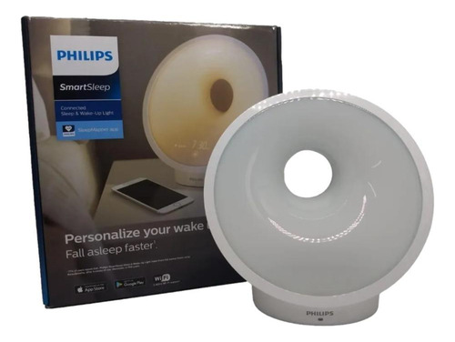 Philips Hf3670 - Despertador Terapia Do Sono Wi-fi Branco